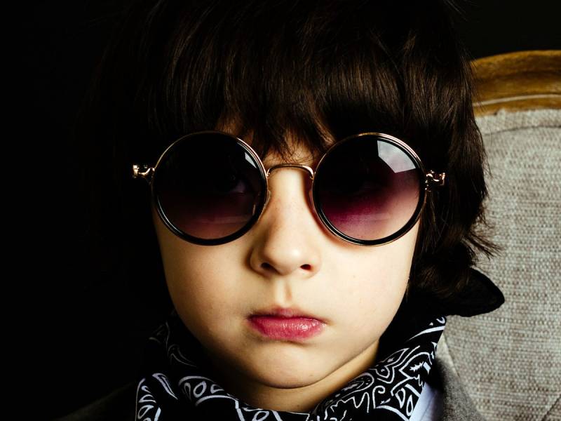 Lunettes de soleil pour enfant garçon brun